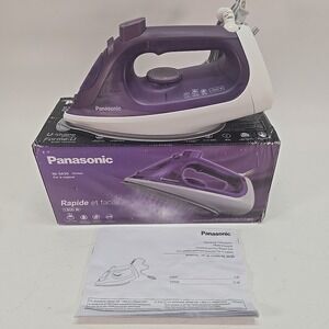 Panasonic NI-S630 Quick & Easy Steam Iron Purple 120V 1500W